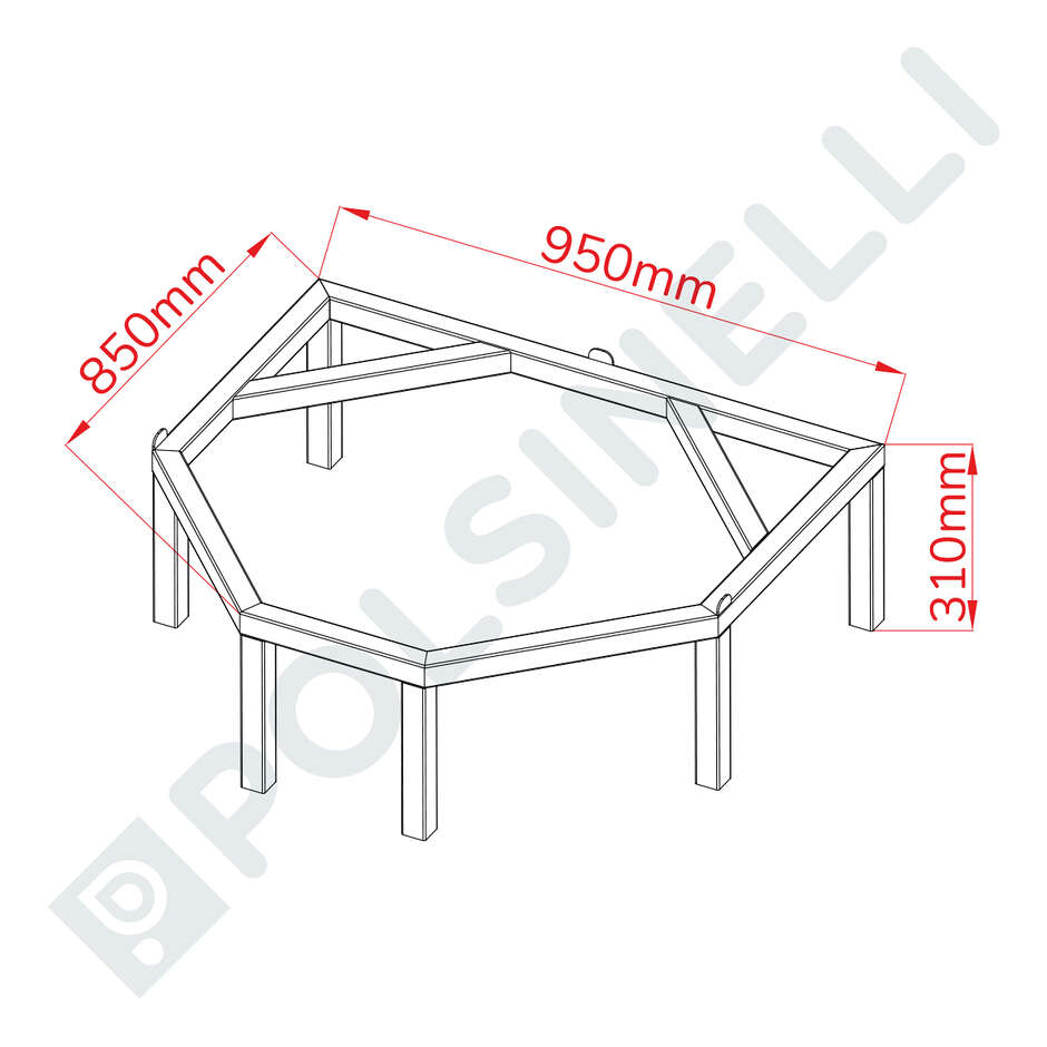 EVO Gestell für Topf 500 L