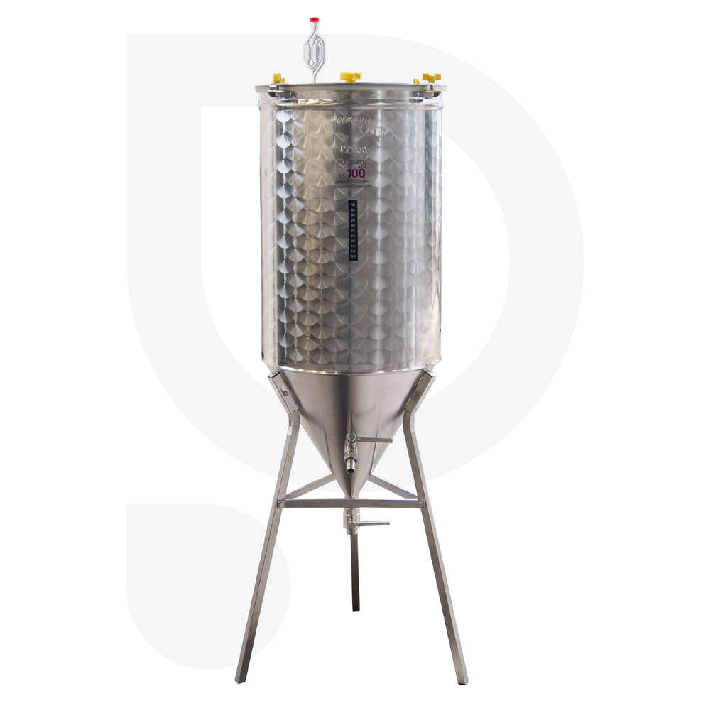 Fermentador de cerveza tronco cónico 60° 100 L