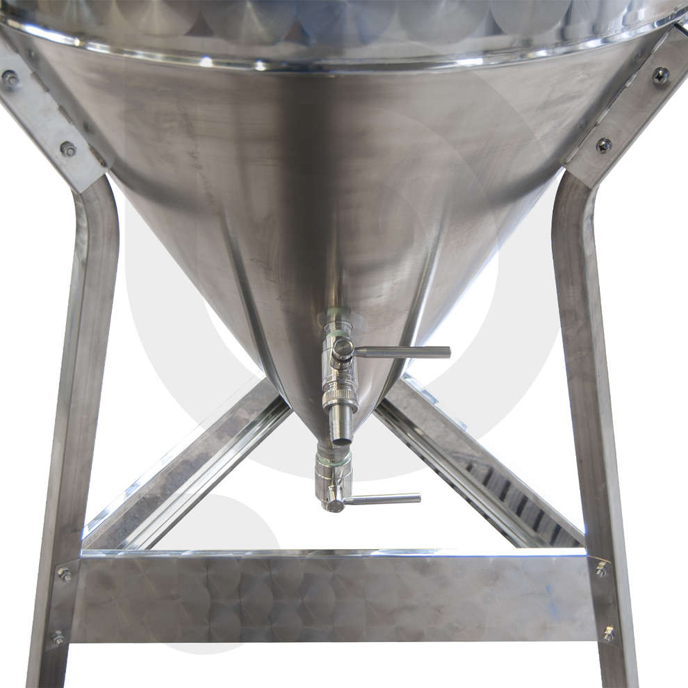 Fermentatore Inox CONICO 60° 150 L 