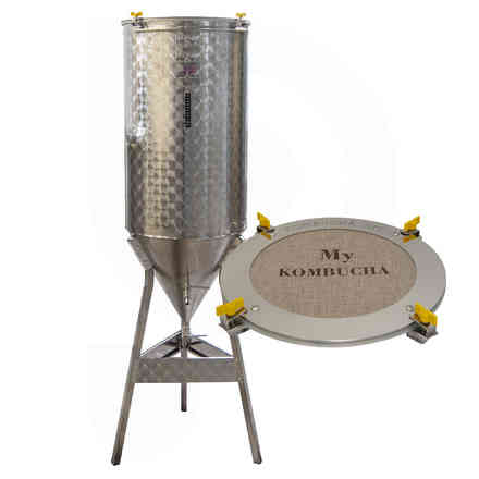 Fermentatore inox Conico 60° per Kombucha 200 L