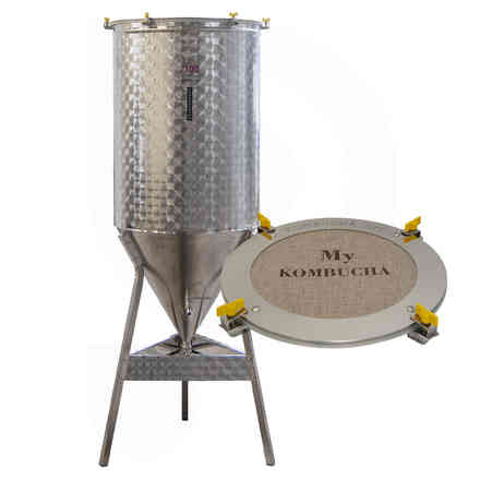 Fermentatore inox Conico 60° per Kombucha 300 L