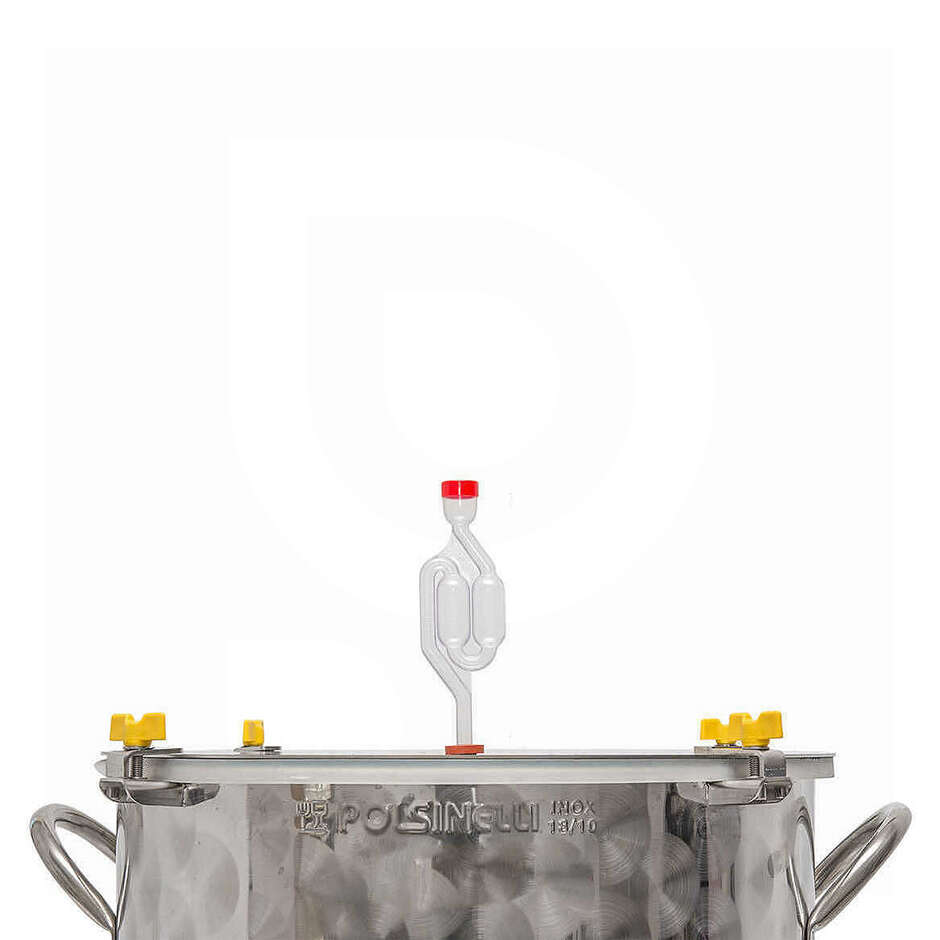 Fermentatore per birra inox 300 L con maniglie