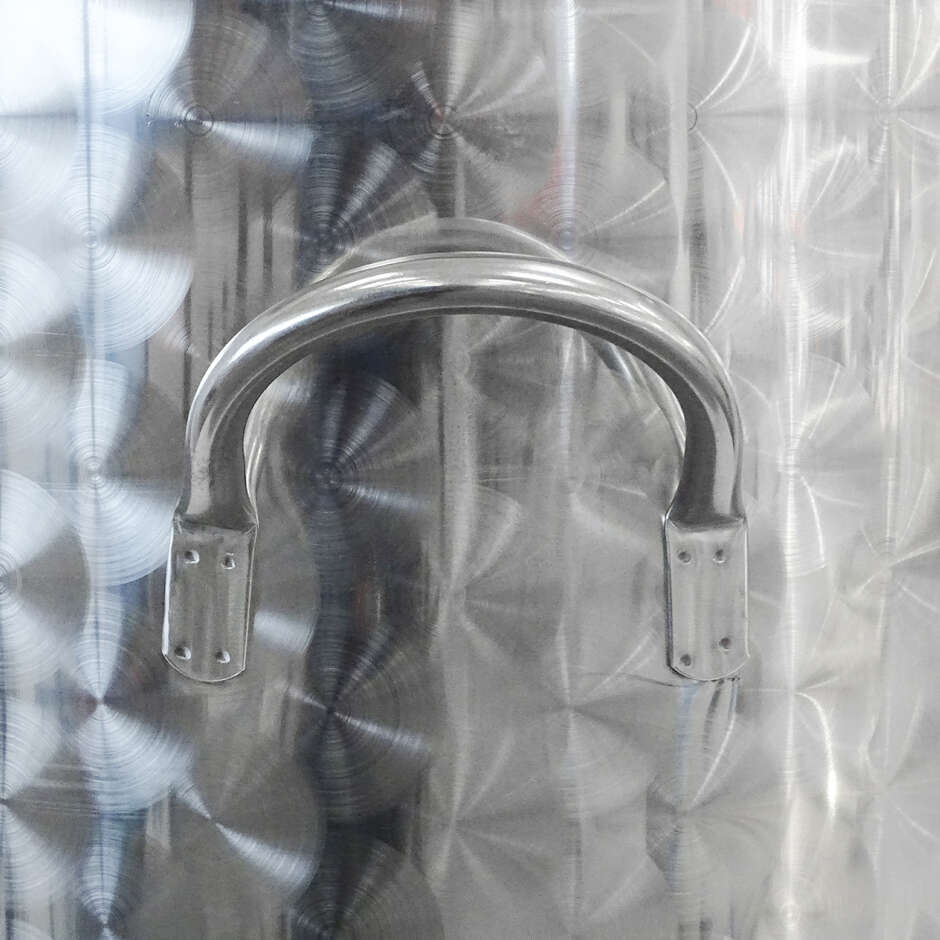 Fermentatore per birra Inox 75 L con maniglie