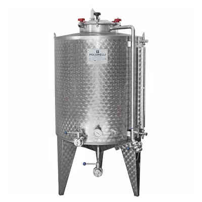 Edelstahl Bier-Lagertank Gärtank konisch 200 Liter Fass Biertank Edelstahltank