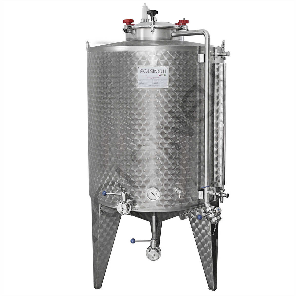 Cuve de fermentation réfrigérée à fond conique 750 L Bière