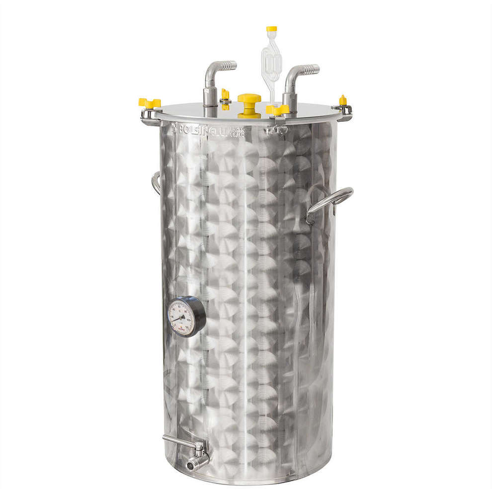 Fermenteur de bière réfrigéré inox 150 L fond plat