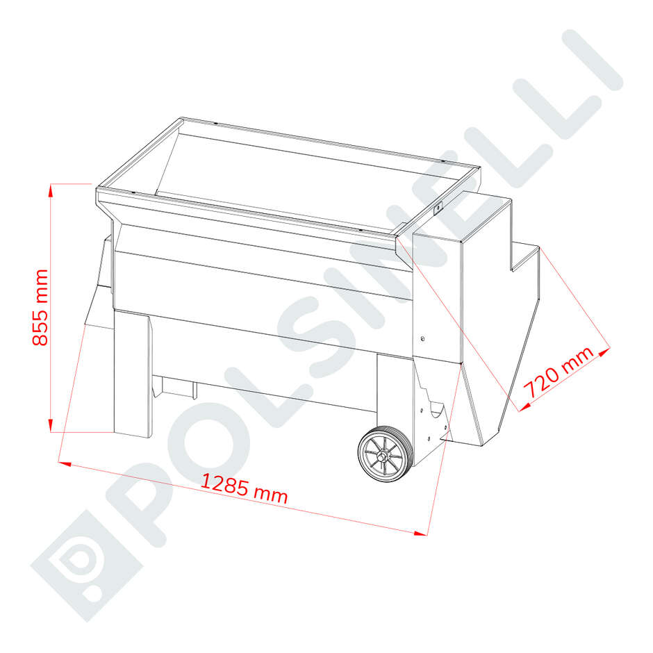 Fibreno 30 Crusher-destemmer with pump