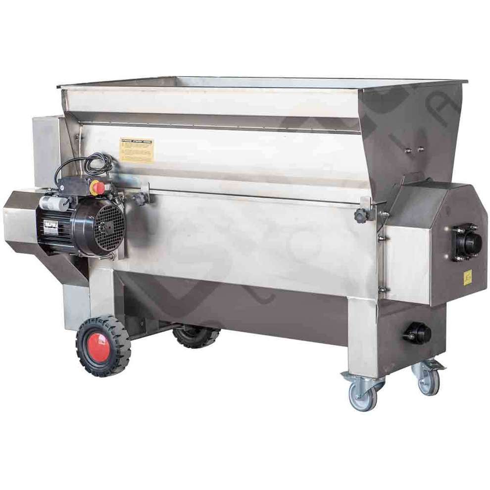 Fibreno 50 Inox crusher-destemmer with pump