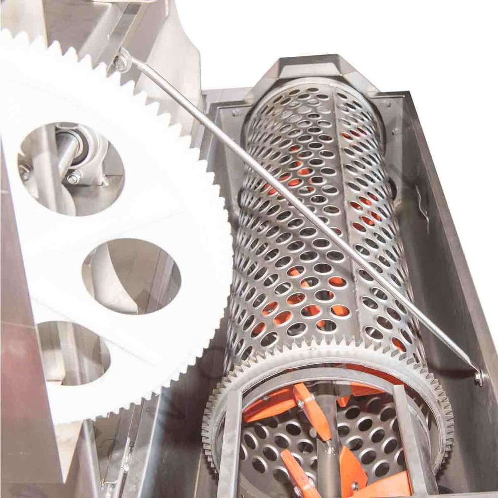 Fibreno 50 Inox crusher-destemmer with pump