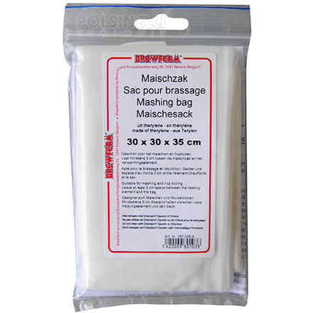 Filter bag for malt grains 