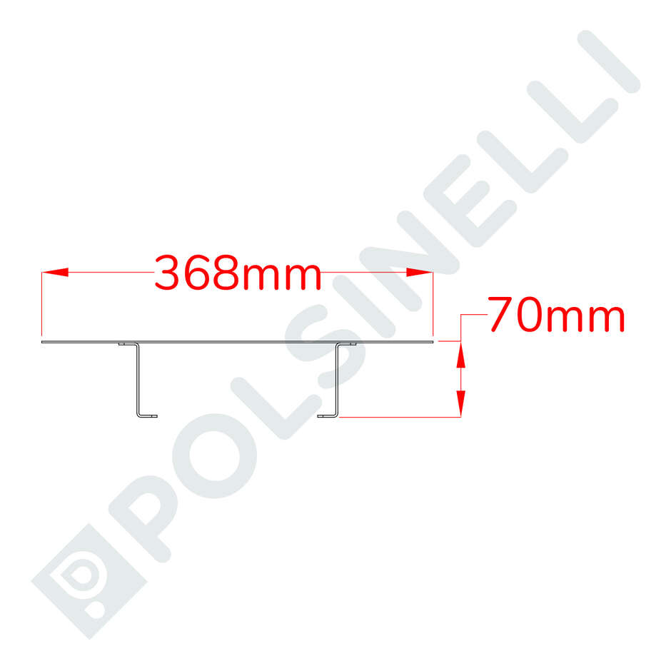 Geschlitzten Edelstahlfilter Ø368 - h70