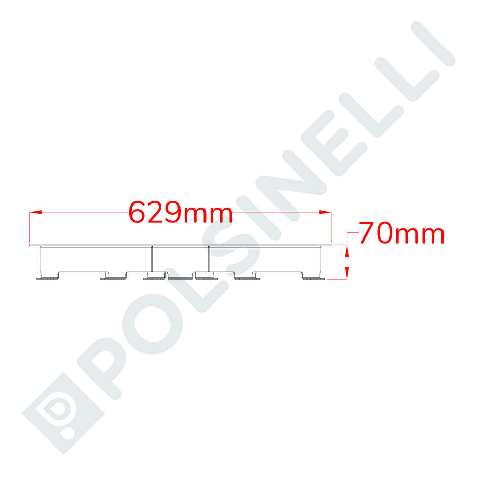 Filtre Inox Rainuré Ø629 - h70