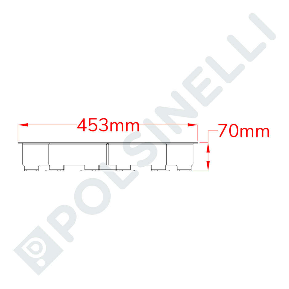 Filtro de Acero Inoxidable Perforado Ø453 - h70