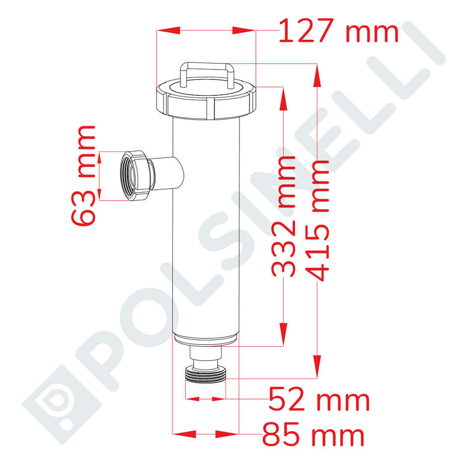 Filtro Inox per luppolo DIN 25 (fori 1 mm)