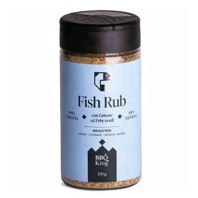 Fish Rub (150 g) - Limone biologico siciliano, timo e salvia per BBQ