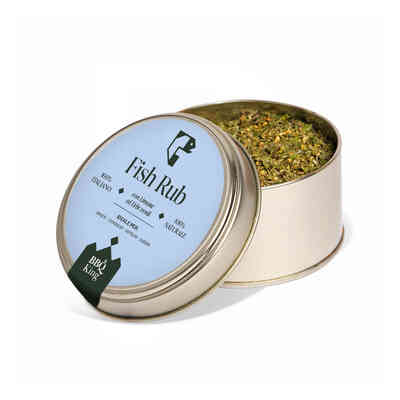 Fish Rub (70 g) – Limón Ecológico Siciliano, Tomillo y Salvia para BBQ