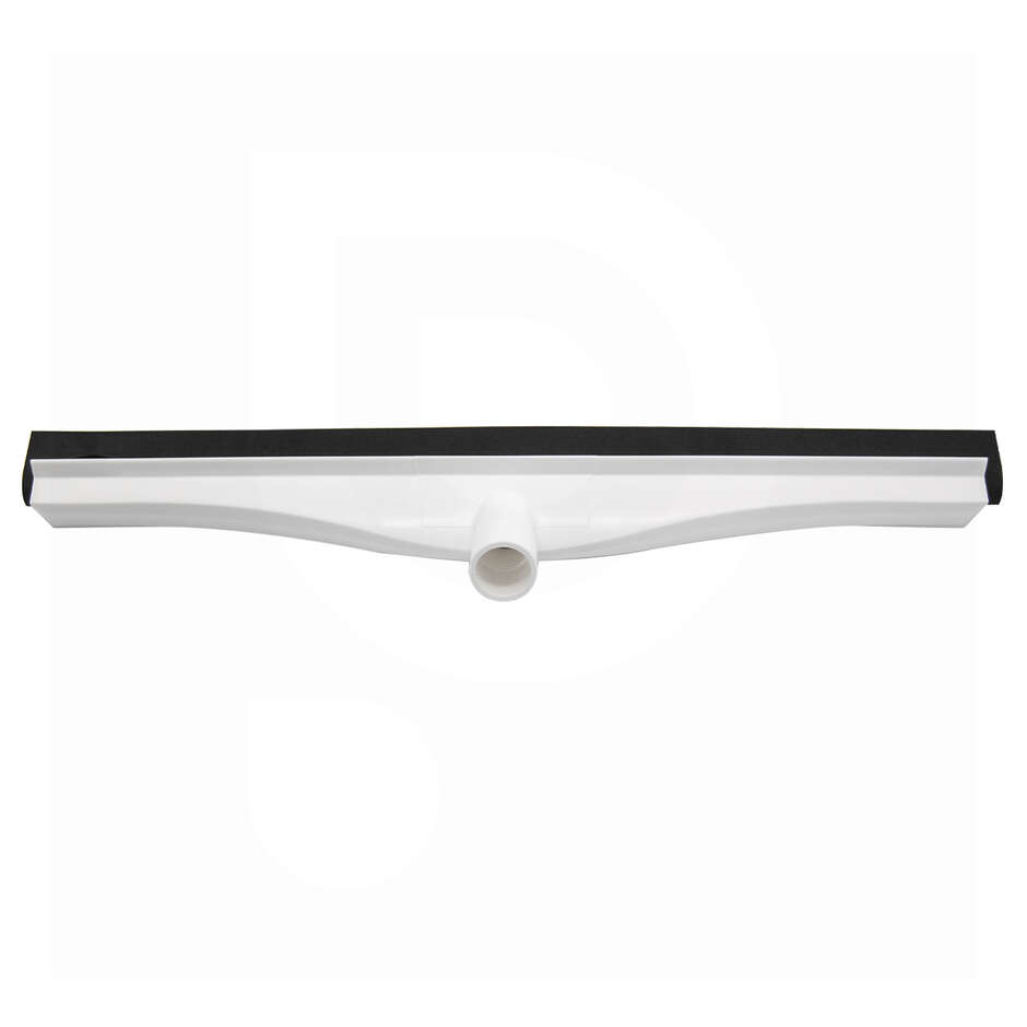 Fixed white squeegee 50 cm with double rubber 