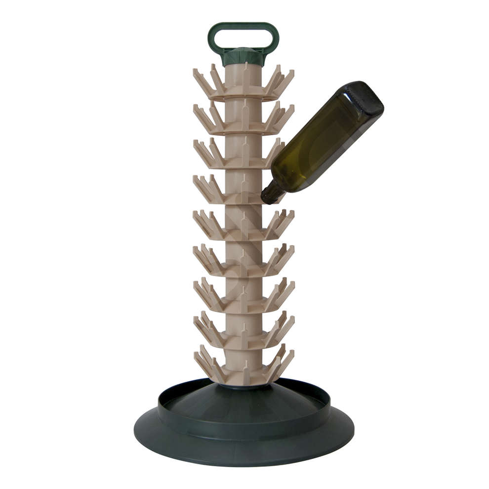 Flaschen-Abtropfgestell mit 81 Plätzen