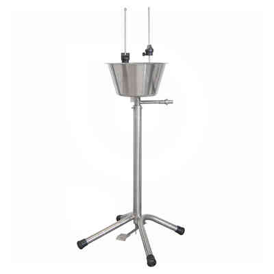 Flaschenreiniger/Gebläse aus Edelstahl 2 Plätze