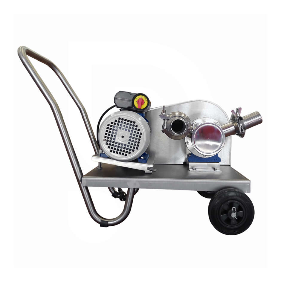 Flexi 50 electric pump with stainless steel cart