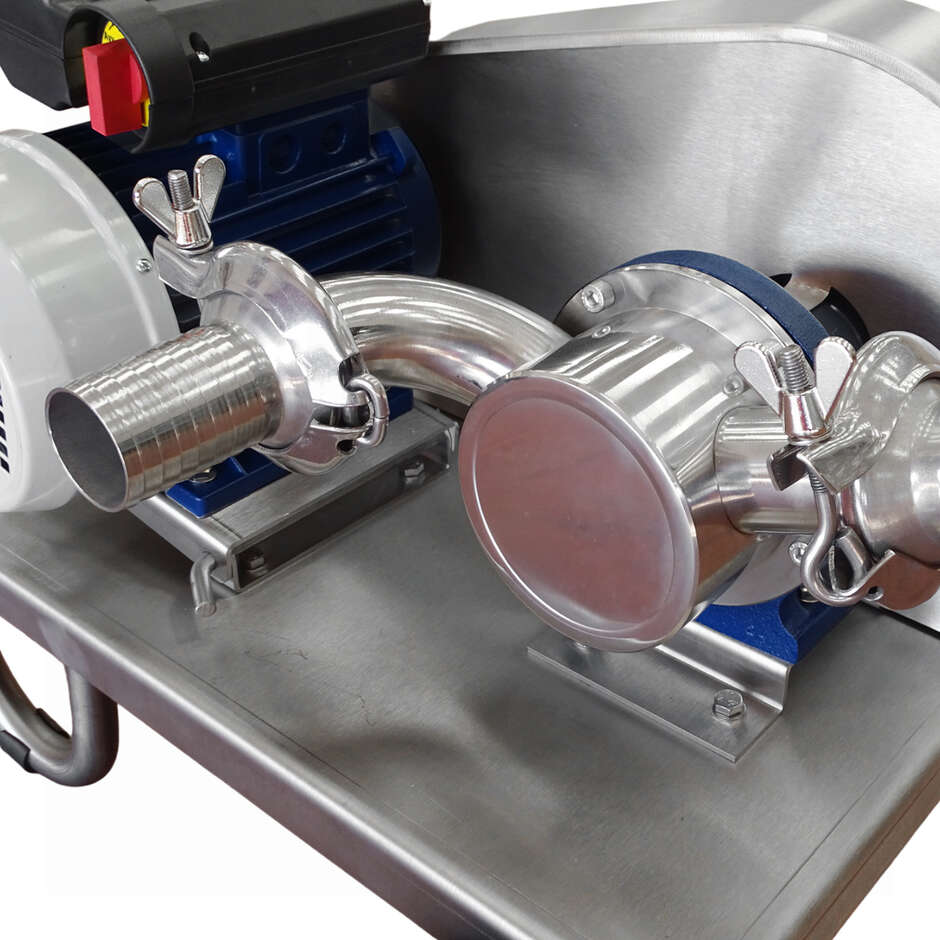 Flexi 50 electric pump with stainless steel cart