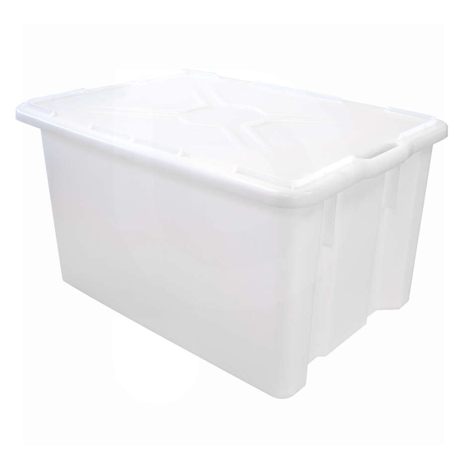 Food-safe Polyethylene Box White 65 L Food 