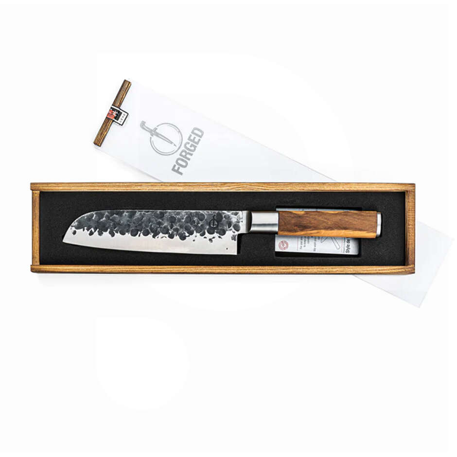 Couteau Santoku Forged - Olive 18 cm