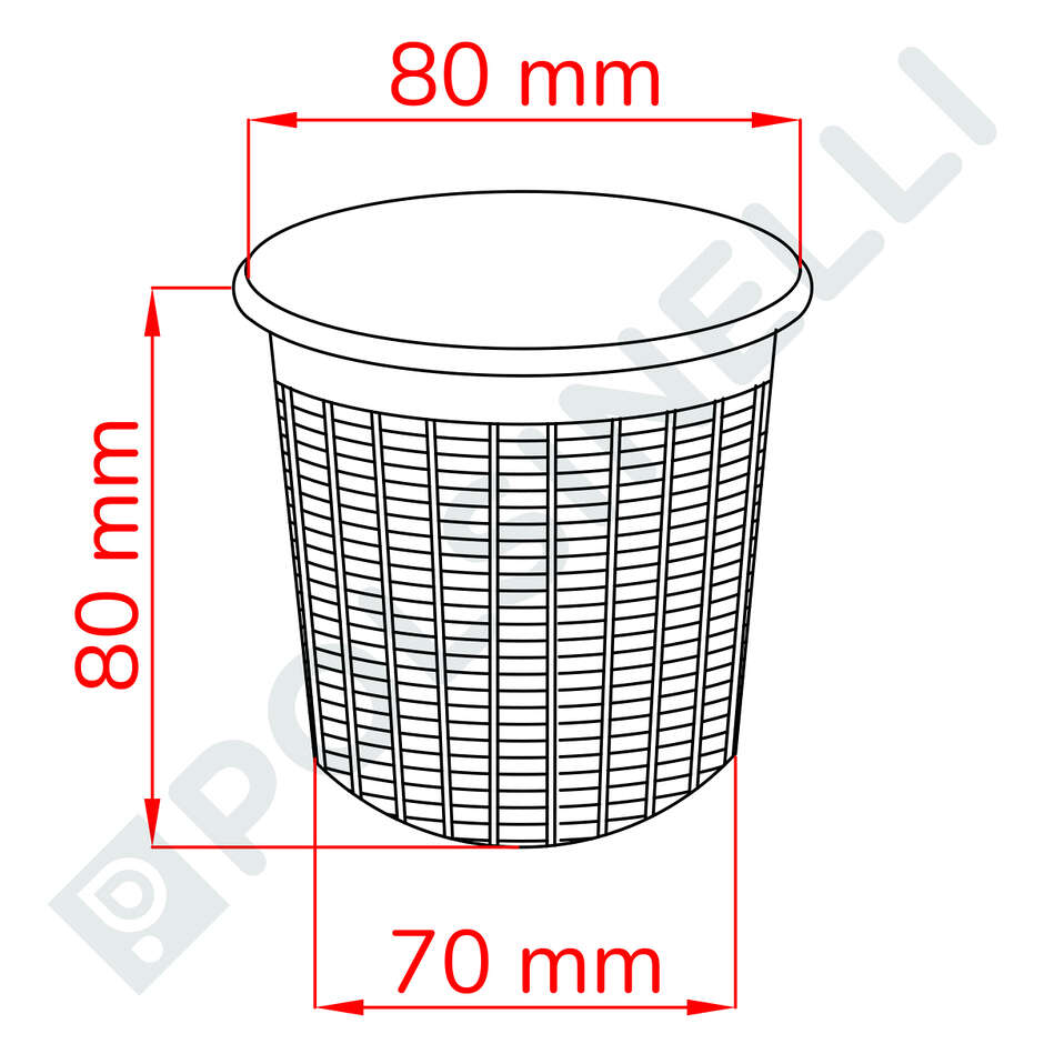Formetta per formaggio/ricotta da 200 gr
