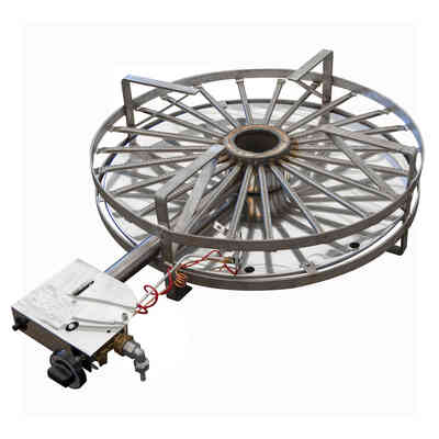 Fornellone a gas inox 35 kW PSP Ø 74