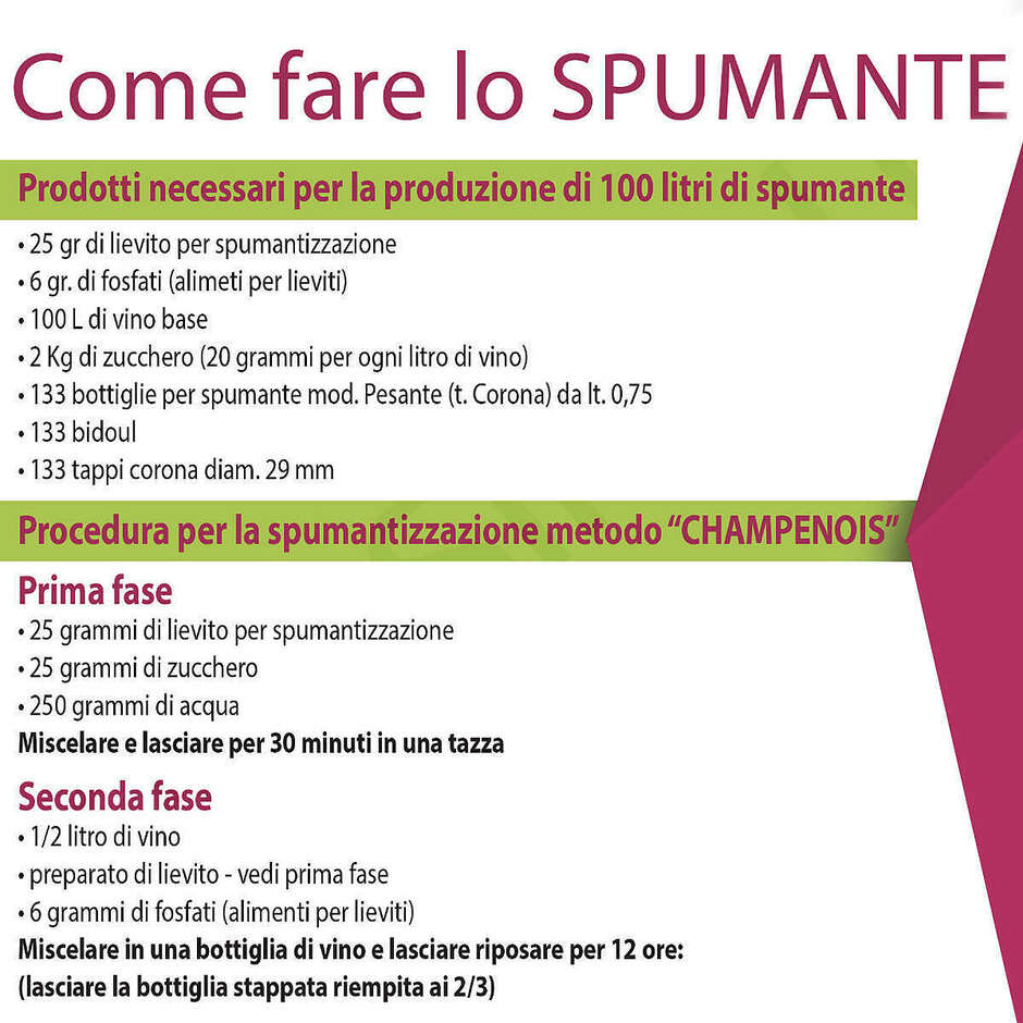 Fosfati Esse per spumante (6 g)