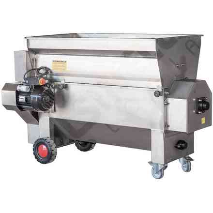 Fouloir-egrappoir Fibreno 50 Inox avec pompe