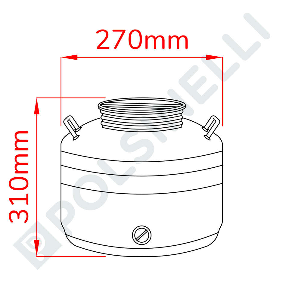 Fusto Europa 15 L