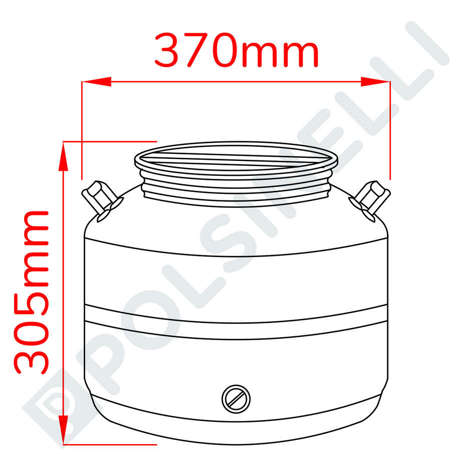 Fusto Europa 25 L
