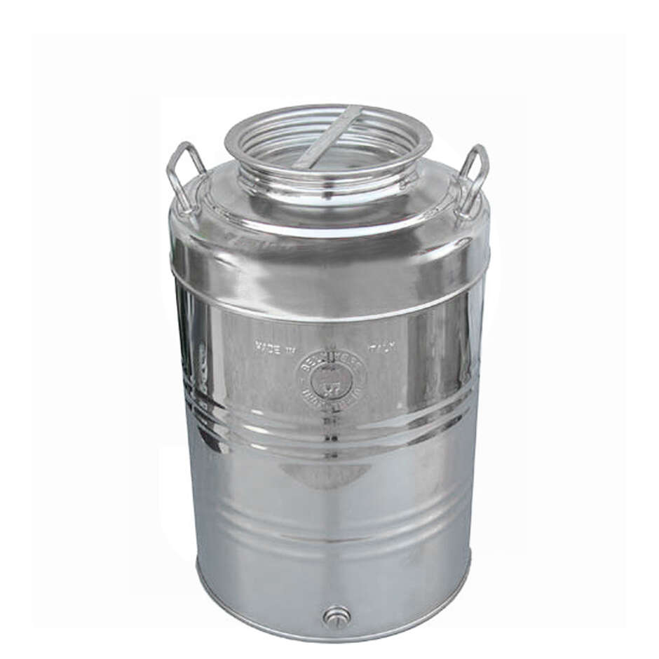 Fût Inox avec Fond Agrafé 25 L