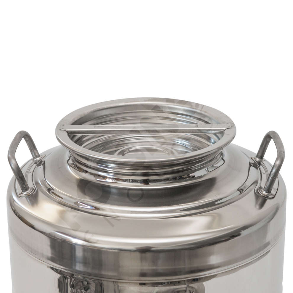 Bidón inox fondo liso 50 L