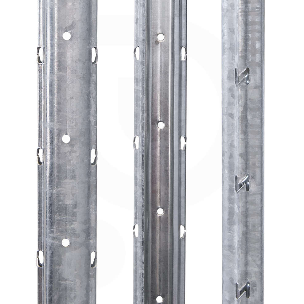 Galvanised intermediate vineyard pole - 2,50 m - 1.65 mm (5 pieces)