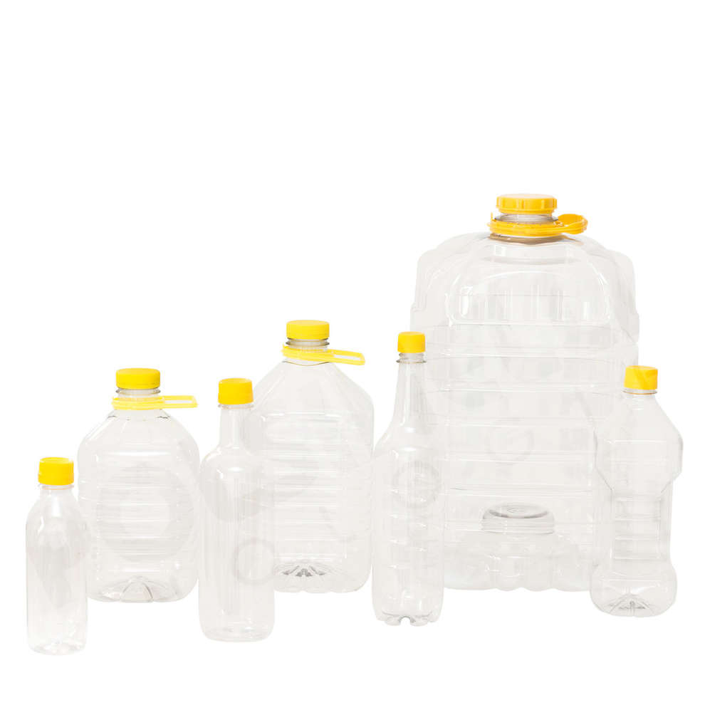 Bottiglia in PET 1,5 L ERGO con tappo a pressione (120 pezzi) 