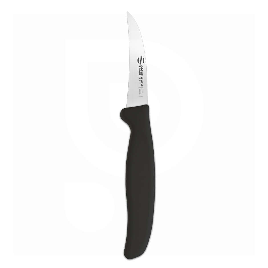 Gebogenes Edelstahl-Gemüsemesser - 7 cm