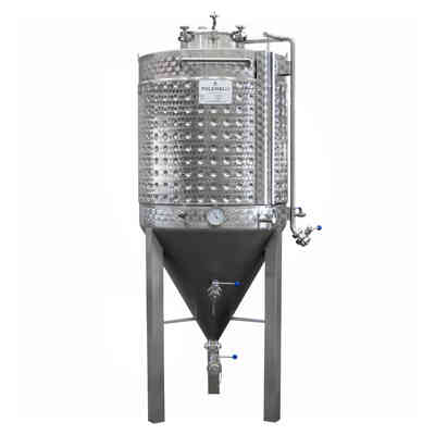 Gekühlter Fermenter konischen 60° Boden 600 L
