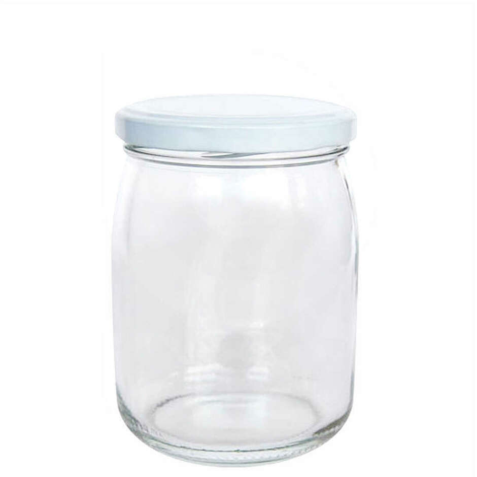 Glass jar 580 ml (12 pieces)