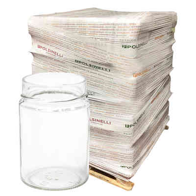 Glass jar ERGO 314 ml (1344 pieces)