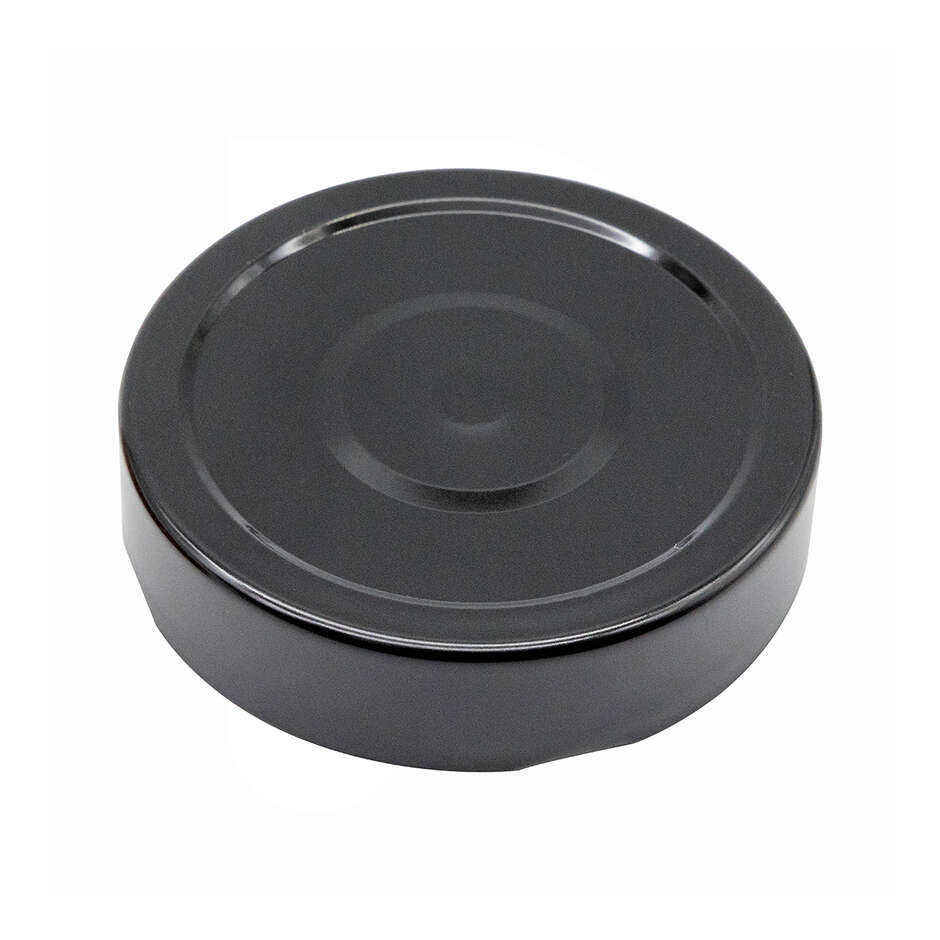 Glass jar ERGO 580 ml with black high flip cap (24 pieces)