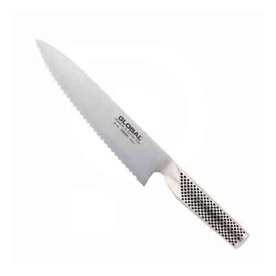 Global G-22R Rechtshänder-Brotmesser aus Edelstahl - 20 cm