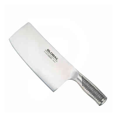 Global G50B Stainless Steel Chinese Chop & Slice Knife - 20 cm