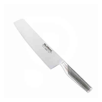 Global GF-36 Edelstahl-Gemüsemesser mit beidseitigem Schliff - 20 cm