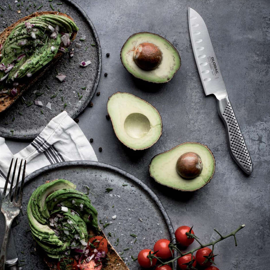 Global GS-100 Kochmesser aus Edelstahl - 16 cm