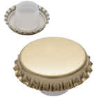 Golden crown cap with bidule ⌀29 (200 pcs)