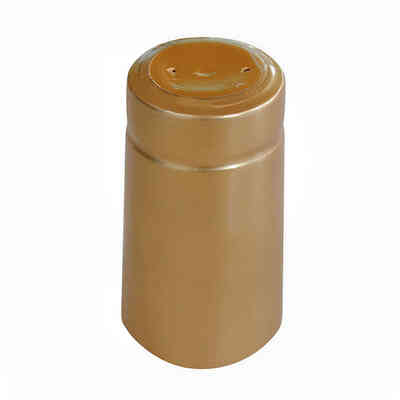 Golden PVC capsule ⌀31 (100 pcs)
