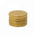 Golden screw cap pre-threaded ⌀28 (100 pcs)