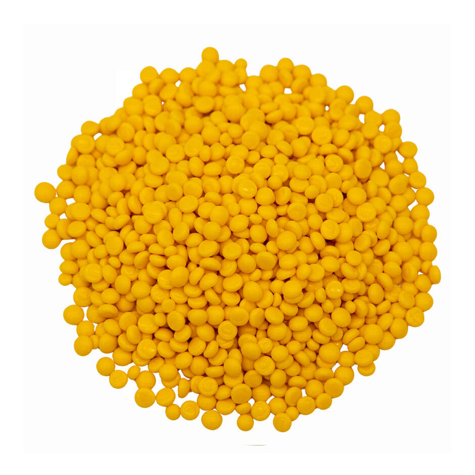 Goma Laca Color Mostaza en Perlas (1 Kg)
